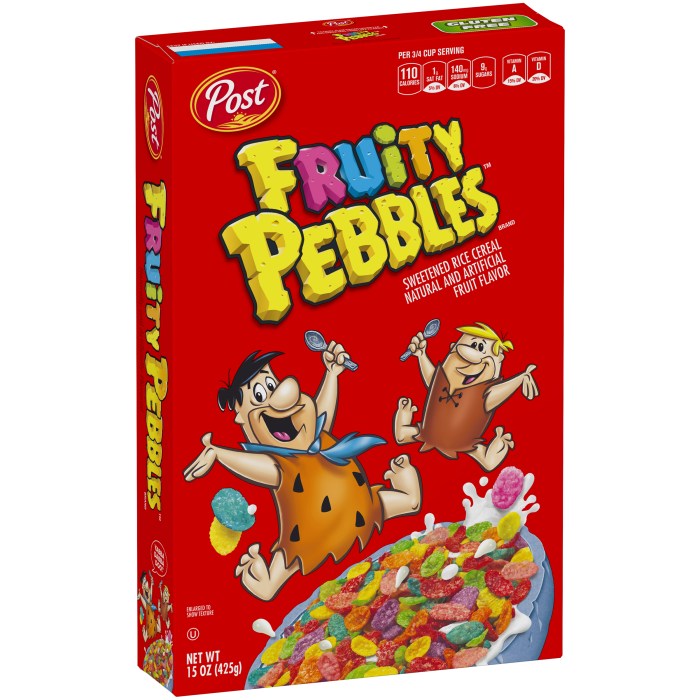 Fruity pebbles cereal nutrition facts