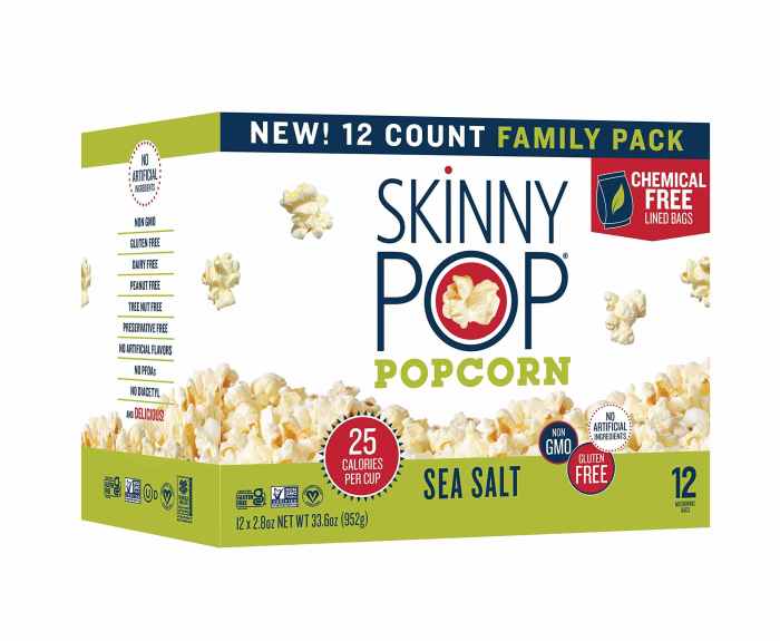 Skinny pop nutrition facts