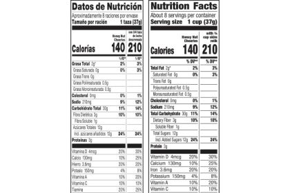 Honey nut cheerios nutrition facts