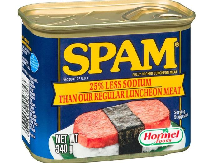 Spam healthy nutrition bad