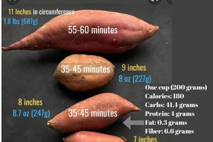 Baked sweet potato nutrition facts