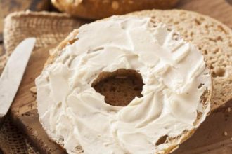 Nutrition facts bagel and cream cheese